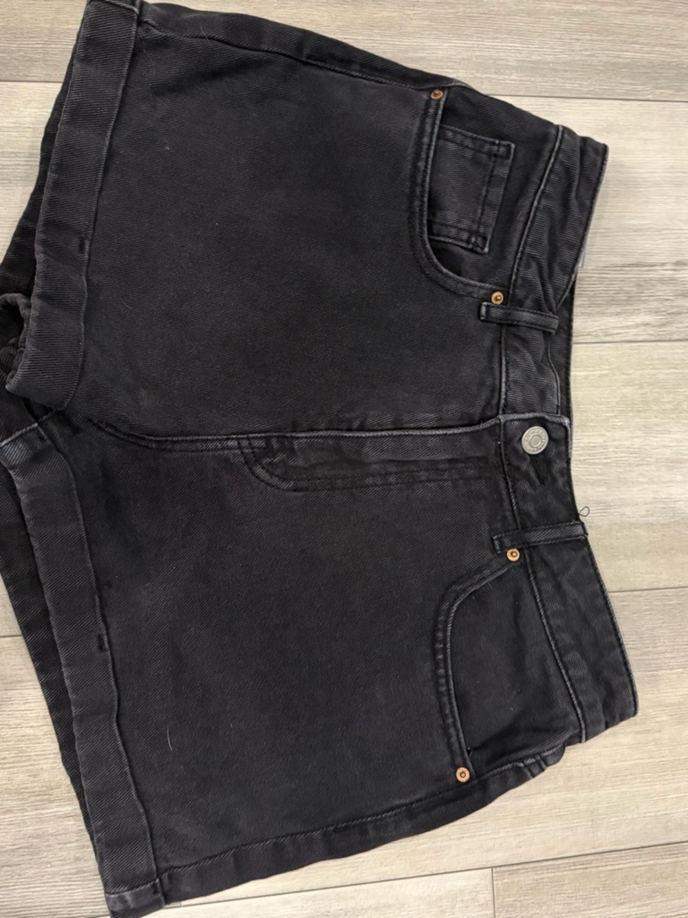 Pacsun Classic Black Denim Shorts